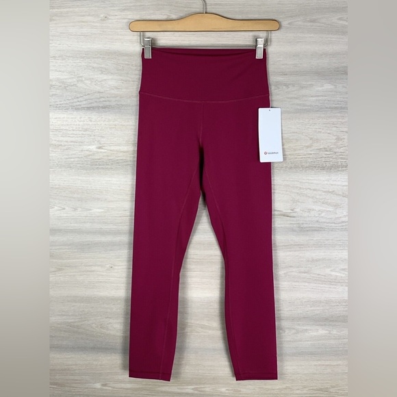 lululemon athletica Pants - NWT Wunder Train HR Tight 25" POME 4 Pomegranate
